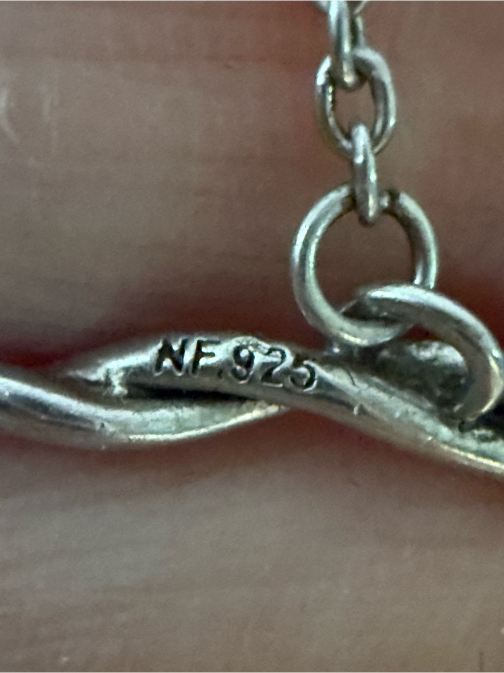 Vintage EUC Dean Harris for Target sterling Silver Peace Sign Pendant Necklace - Picture 6 of 7